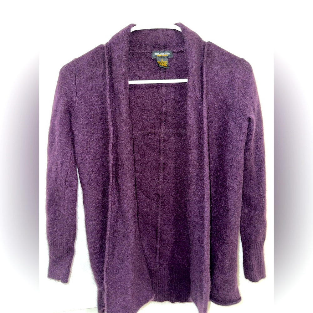 Philosophy Dane Lewis Purple Cashmere Cardigan